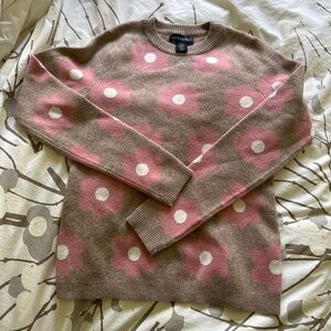 Pastel flower sweater